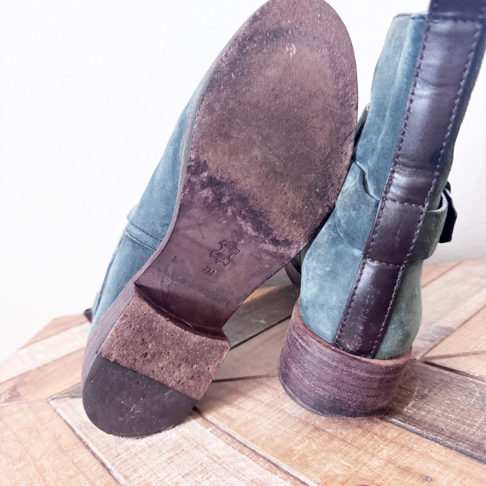 Tory Burch Riley Irish Charcoal Mid Height Boots - Picture 9 of 13